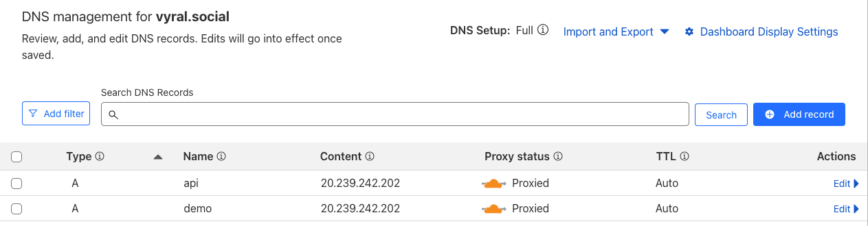 DNS Configuration